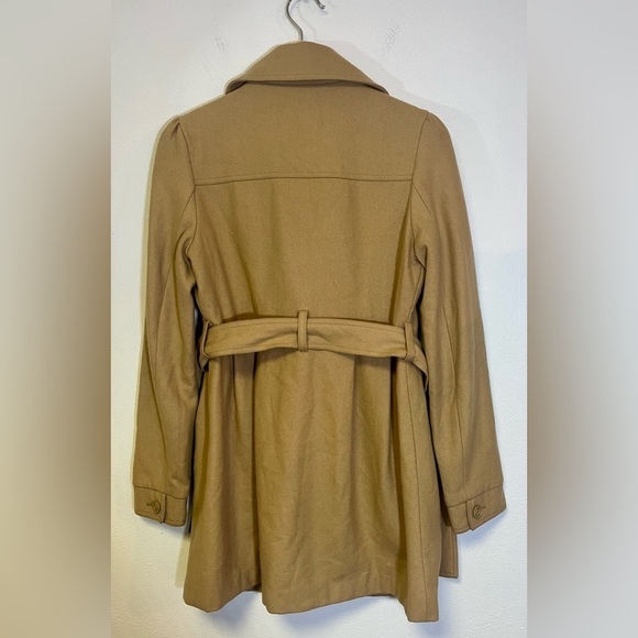 Anthropologie Tulle Wool Pea Coat Button & Belted Waist Closure 
Women’s Size XS - Picture 4 of 6